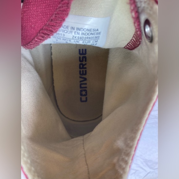 Converse Chuck Taylor All Star Classic High Top Upcycled Cherry Women 9 Men 7 - Picture 11 of 14